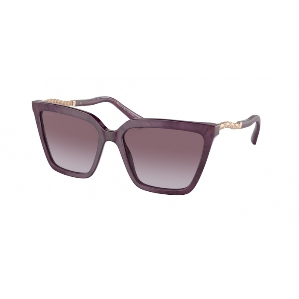 NWT Bvlgari BV8255B-55178H Purple 57mm Sunglasses